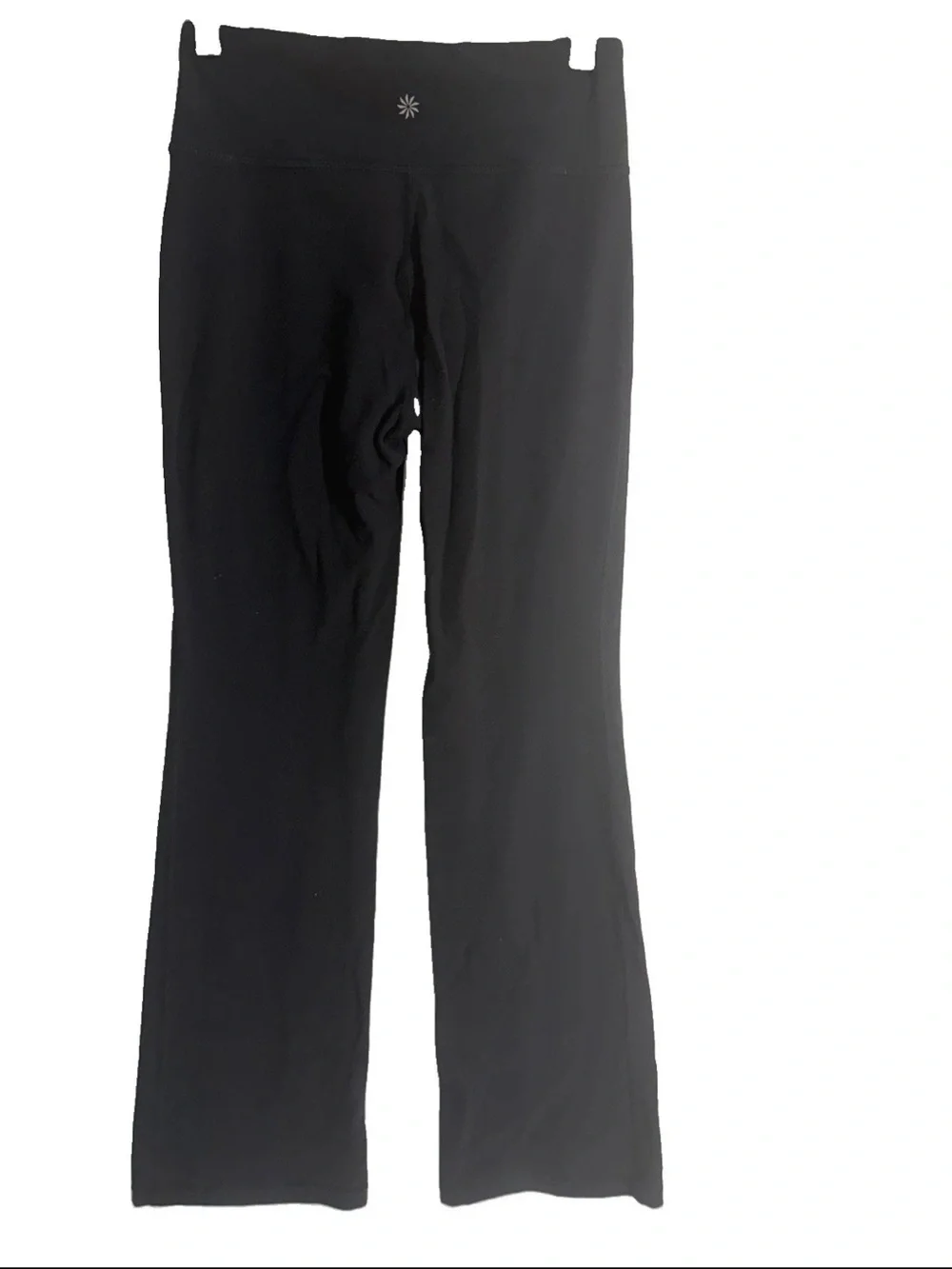 Athleta Girl Black Chit Chat XL 14 High-Rise Flare Pant Adjustable Waist